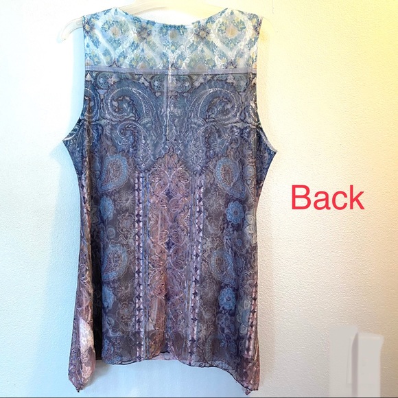 Brittany Black Sleeveless Pullover Layered Top - Picture 4 of 8